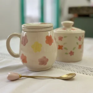 Tazas infusoras Floral de cerámica - Ninine Amelia
